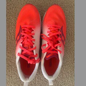 Women's Size 11 Saucony Fastwitch 9 Viz Red/White Running Shoes